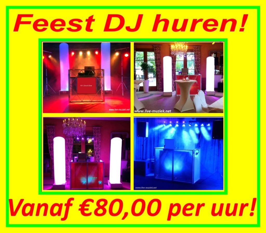 Dj muziek DJ feest DJ verjaardag DJ Band Duo & trio band &DJ, Verzenden, Nieuw