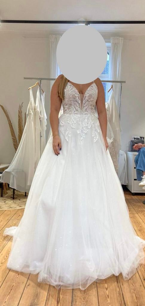 Magnifique robe de mariée de la marque Bella - Taille 38-40, Ophalen, Zo goed als nieuw, Trouwjurk