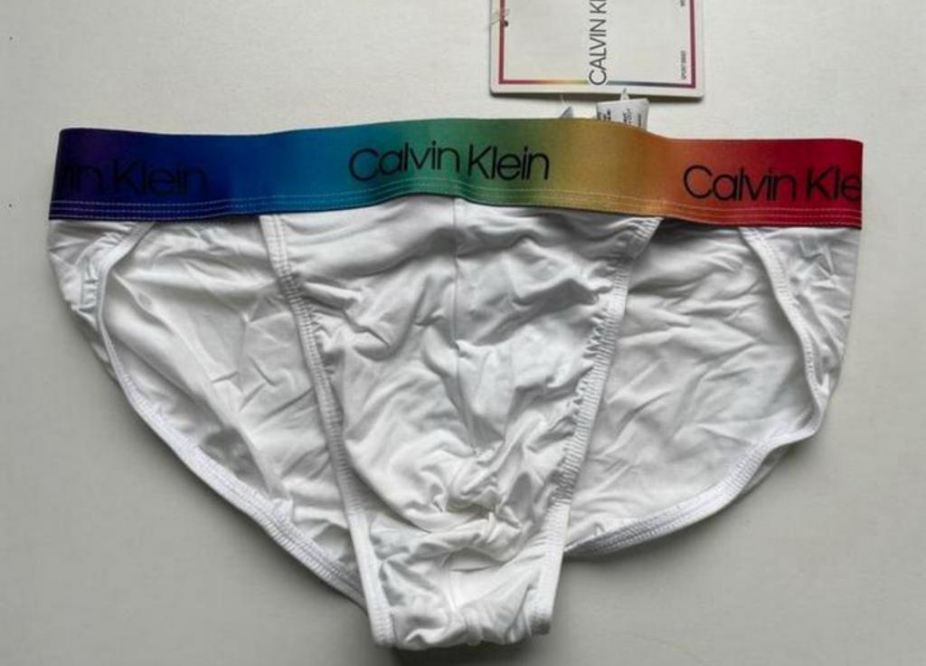 Tanga en microfibre Calvin Klein pour homme, Envoi, Blanc, Calvin Klein, Slip