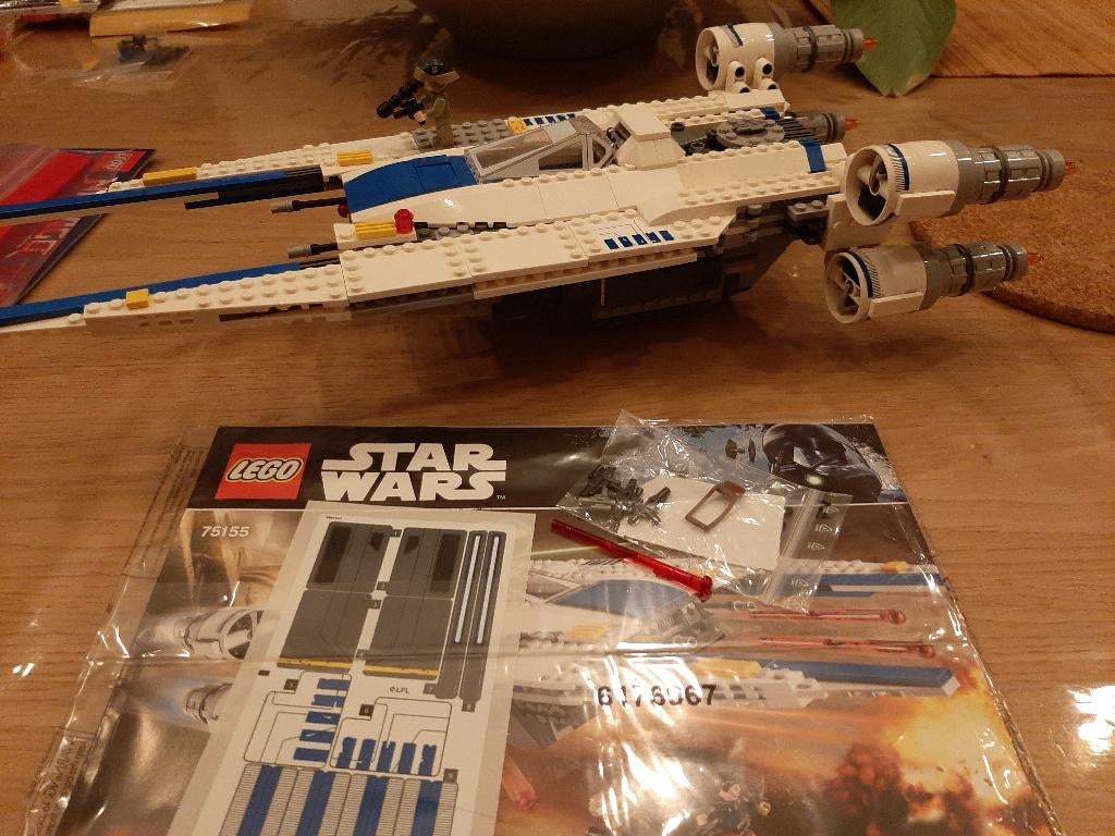 Lego Star Wars Set 75155 Rebel U-Wing Fighter, Ophalen of Verzenden, Zo goed als nieuw, Complete set, Lego