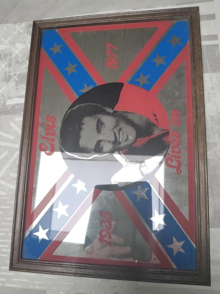 Spiegel Elvis Presley, Ophalen of Verzenden
