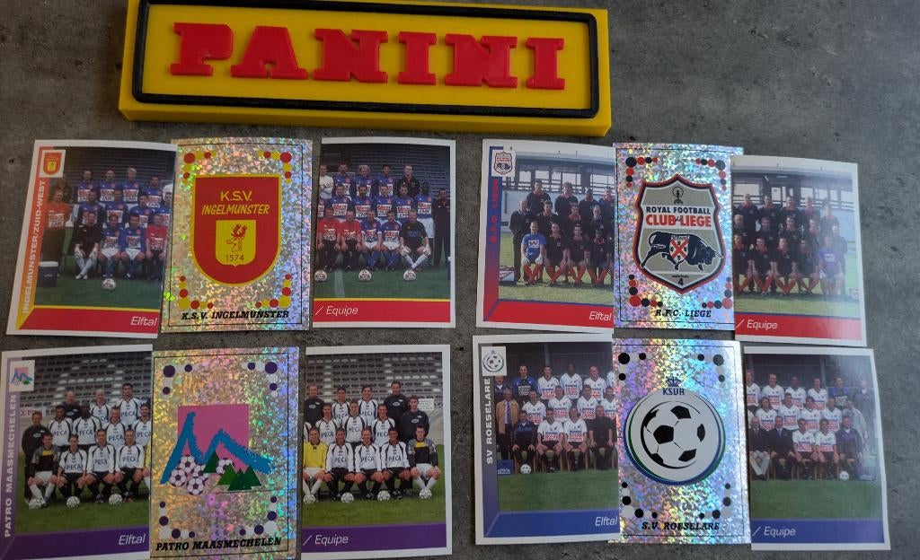 PANINI FOOTBALL 2003 12 AUTOCOLLANTS 4 ÉQUIPES 367/378, Envoi, Neuf