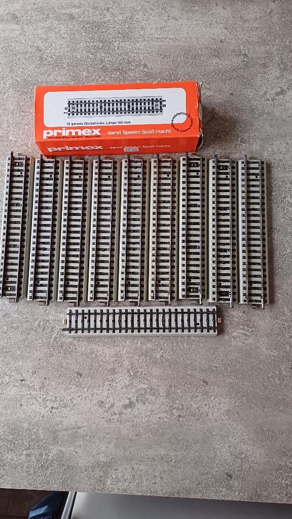 (3C) Märklin M-rails gebruikt lees beschrijving, Wisselstroom, Gebruikt, Rails, Ophalen of Verzenden