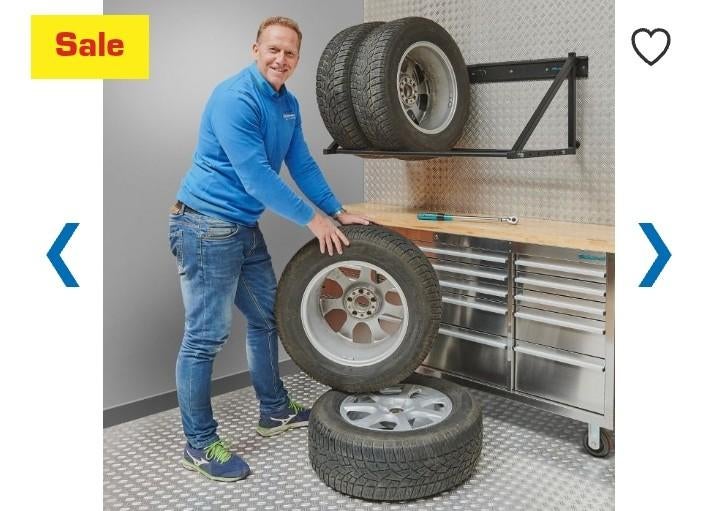 Banden rekken verstelbaar Datona 2x, Ophalen