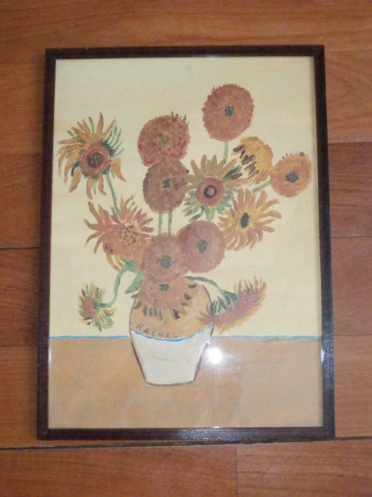 Tableau sur thème des fleurs, Ophalen