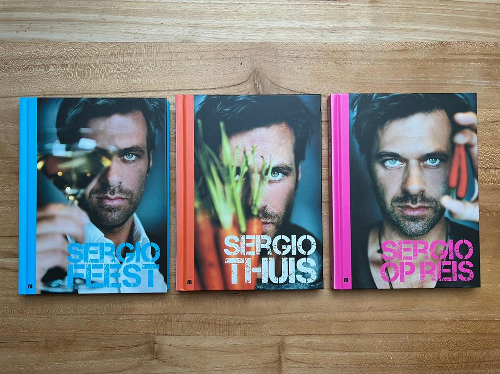 Nieuwe reeks Sergio feest, Sergio op reis & Sergio thuis, Sergio Herman, Nieuw, Ophalen of Verzenden, Nederland en België