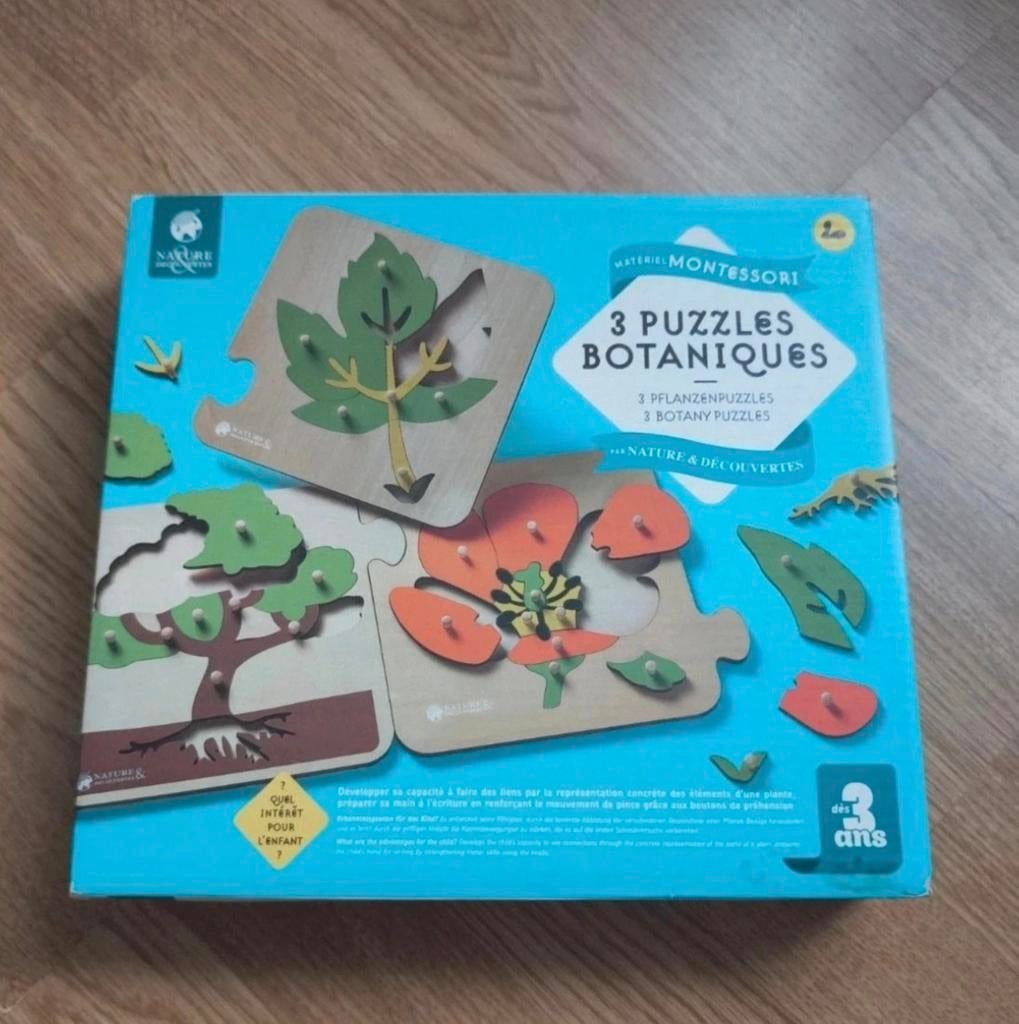Montessori botanische puzzel voor de kleuterschool, Kinderen en Baby's, Ophalen of Verzenden
