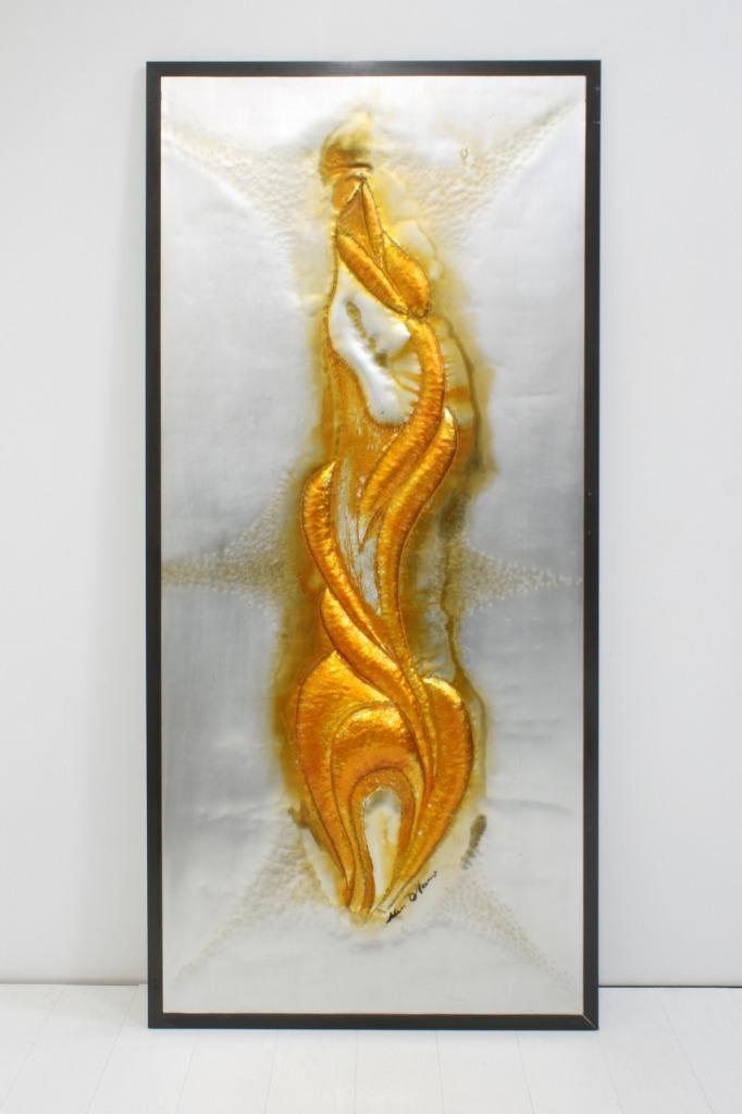 Marc D'Haenens - alu. wandpaneel - kunstwerk, Ophalen