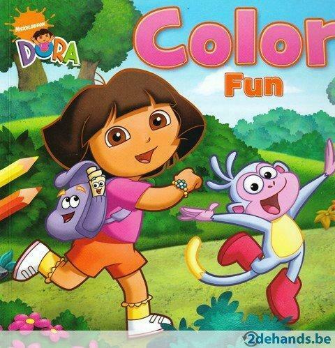 Dora Color Fun kleurboek, Non-fictie, Jongen of Meisje, Nieuw, Ophalen of Verzenden