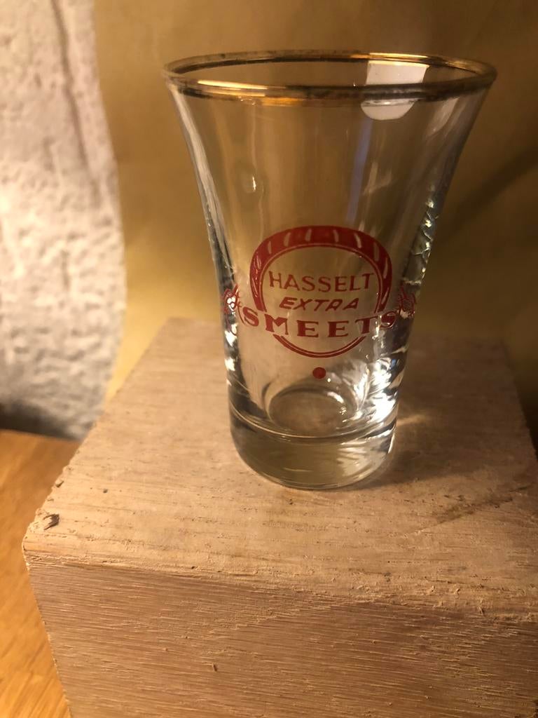 jeneverglas SMEETS EXTRA HASSELT, Collections, Envoi, Utilisé, Verres et Verres à shot