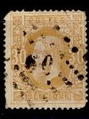 Belg. 1869 - Leopold II nr 33, Verzenden, Gestempeld