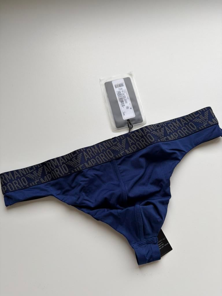 String Emporio Armani sans coutures, Vêtements | Hommes, Envoi, Bleu, Slip
