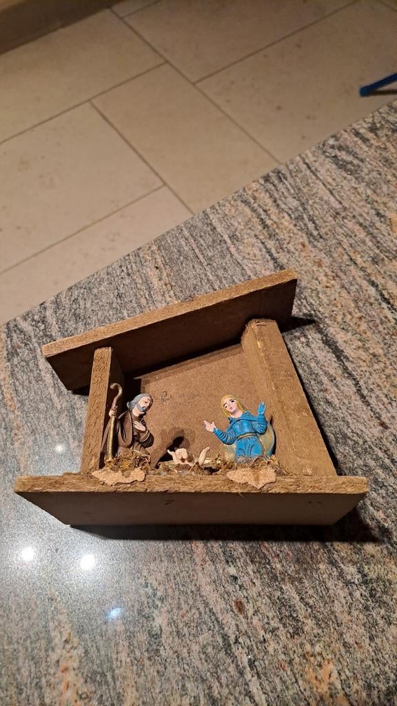 Kerststalletje in hout, Diversen, Kerst, Ophalen