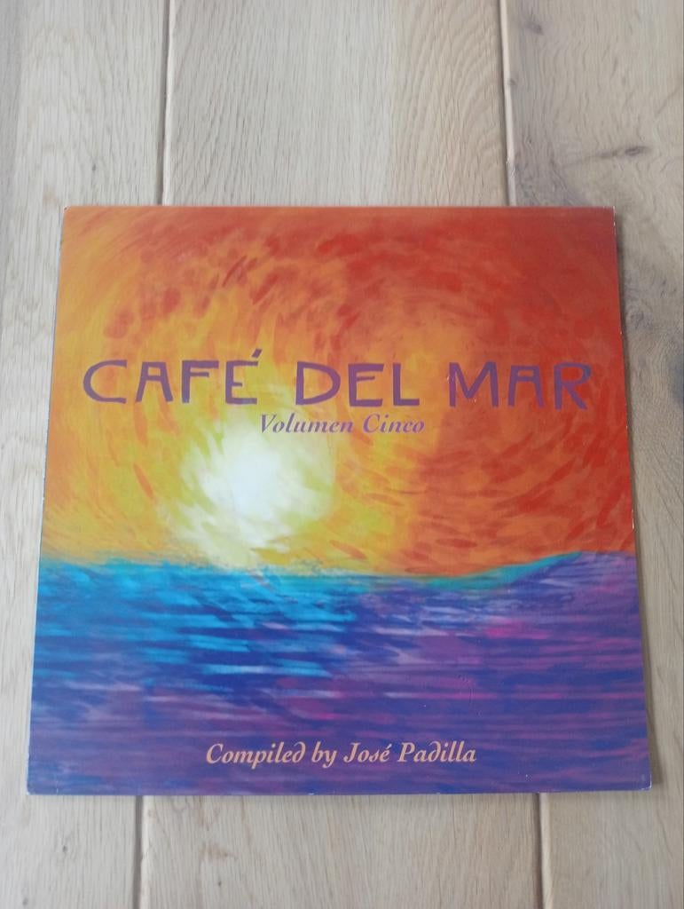 Café del mar lp Volume Cinco UK 1998 original 1er pressage, CD & DVD, Vinyles | Dance & House, Utilisé, Musique d'ambiance ou Lounge
