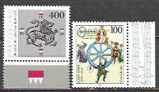 Duitsland Bundespost.  1637/38.  xx, Enlèvement ou Envoi, Non oblitéré