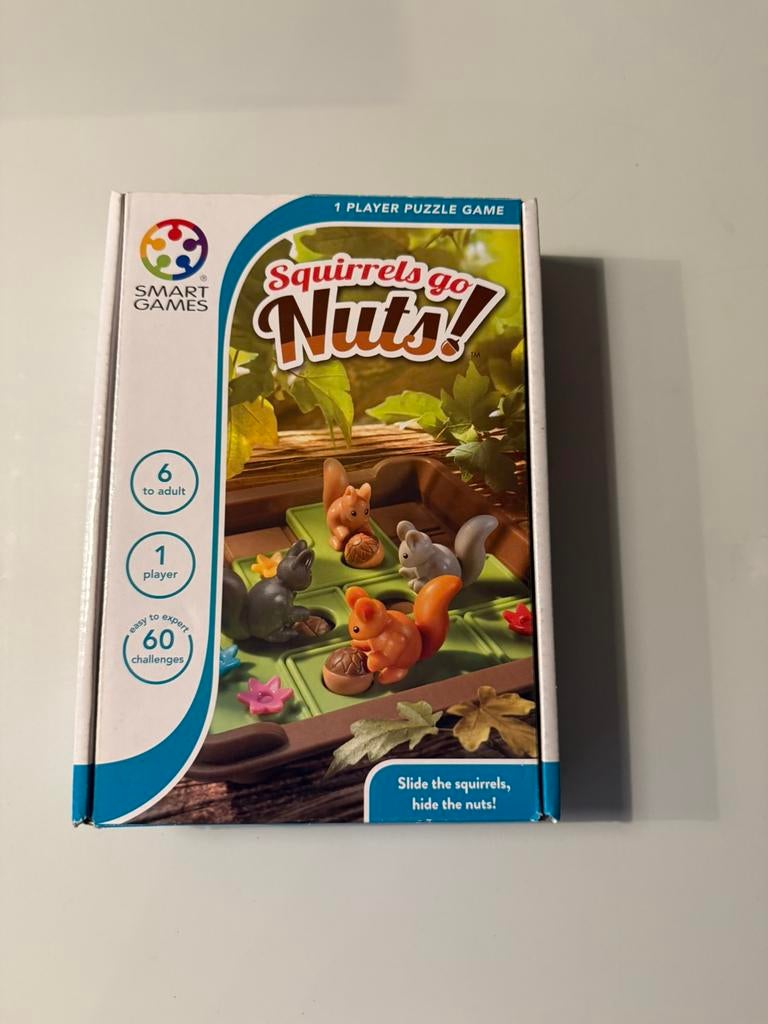 Smart Games squirrels go nuts, Hobby en Vrije tijd, Gezelschapsspellen | Overige, Een of twee spelers, Ophalen of Verzenden, Zo goed als nieuw