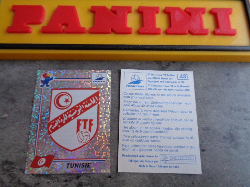 PANINI AUTOCOLLANT DE FOOTBALL COUPE DU MONDE 98 FRANCE EMBL, Enlèvement ou Envoi, Autocollant
