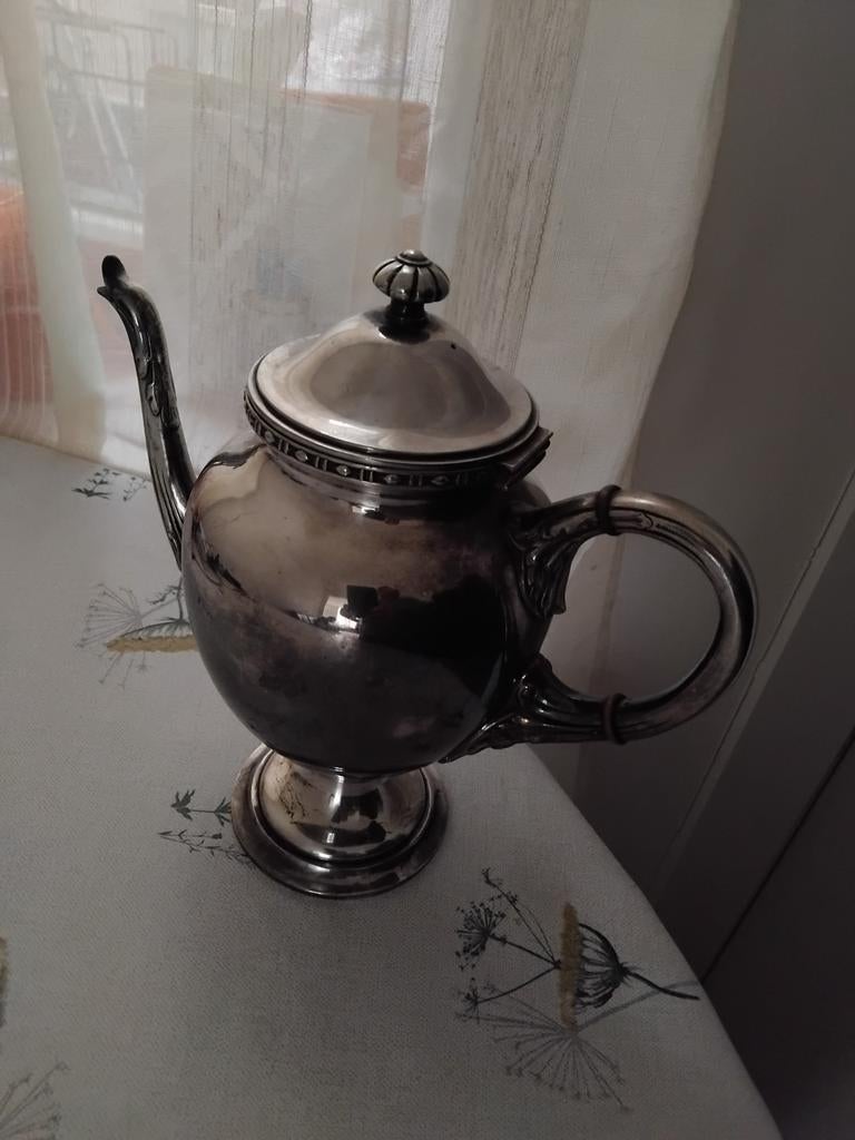 Oude /Wiskemann Silver Plated /Thee kan, Ophalen of Verzenden