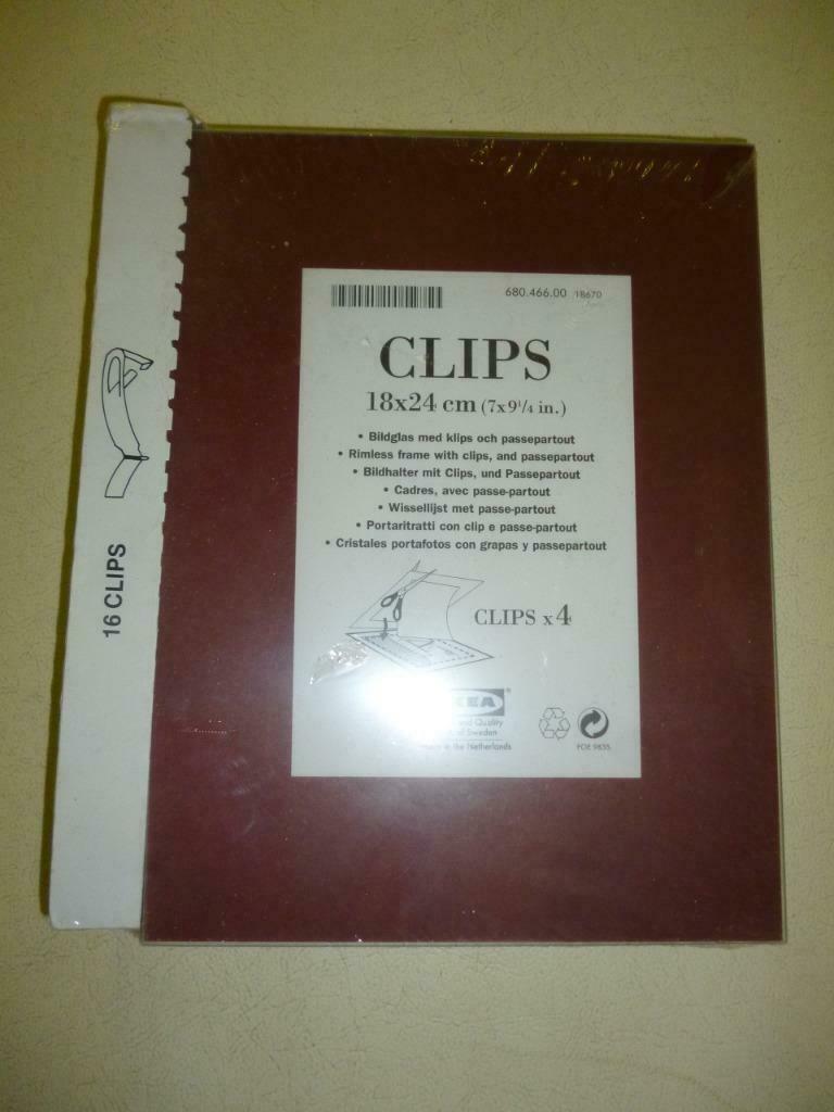 glazen wissellijsten met clips               NIEUW, Ophalen of Verzenden, Nieuw
