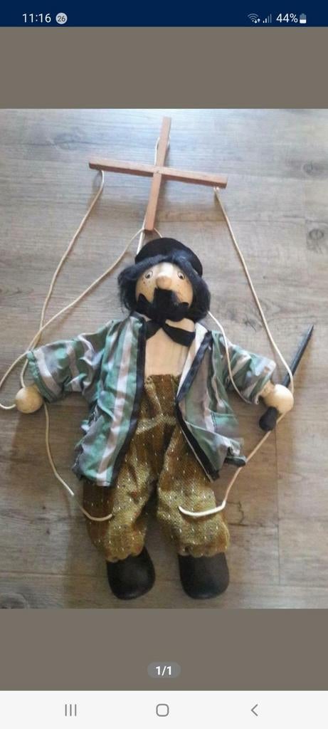 echte marionet, Ophalen of Verzenden, Zo goed als nieuw