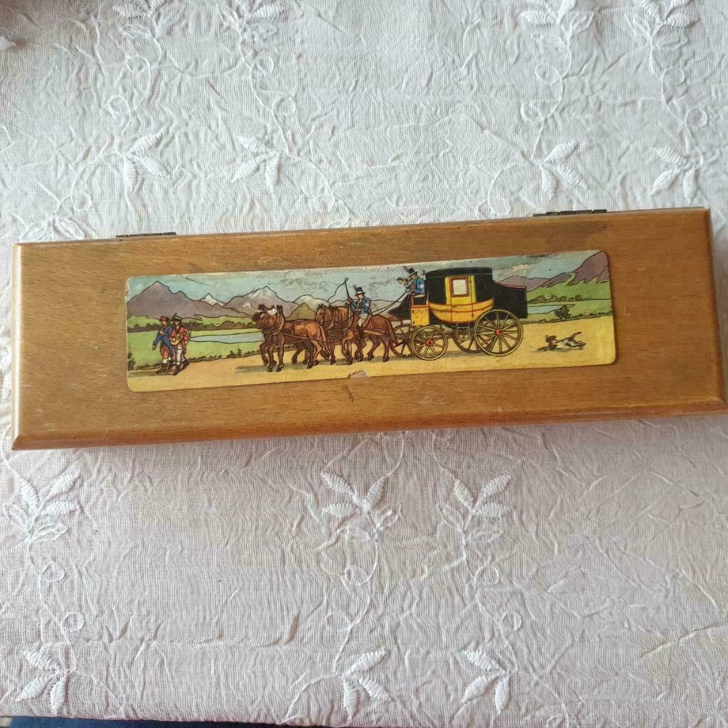 Houten pennendoos, Ophalen of Verzenden, Gebruikt, Overige typen, Overige merken
