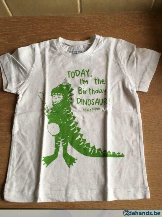 T-shirt verjaardag filou en friends 4 jaar, Ophalen of Verzenden, Gebruikt, Jongetje