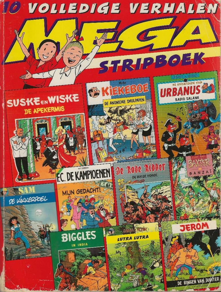 10 volledige verhalen Mega stripboek, Eén stripboek, Ophalen of Verzenden, Gelezen