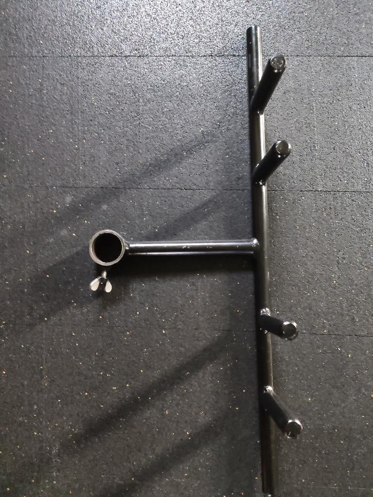 banc +bar +15kg,  mat. muscu, fitness, row, HG 360 + access., Sport en Fitness, Ophalen, Zo goed als nieuw, Buik