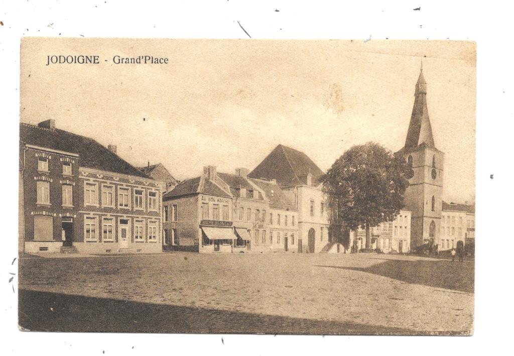 Jodoigne NA95: Grand'Place, Collections, Envoi, 1920 à 1940, Affranchie, Brabant Wallon