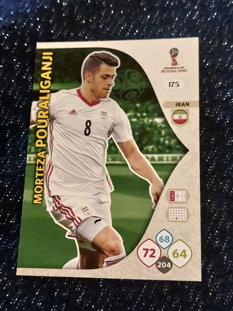 Voetbalkaart : Panini/Morteza Pouraliganji/Iran/WK 2018, Envoi, Comme neuf, Cartes de joueur