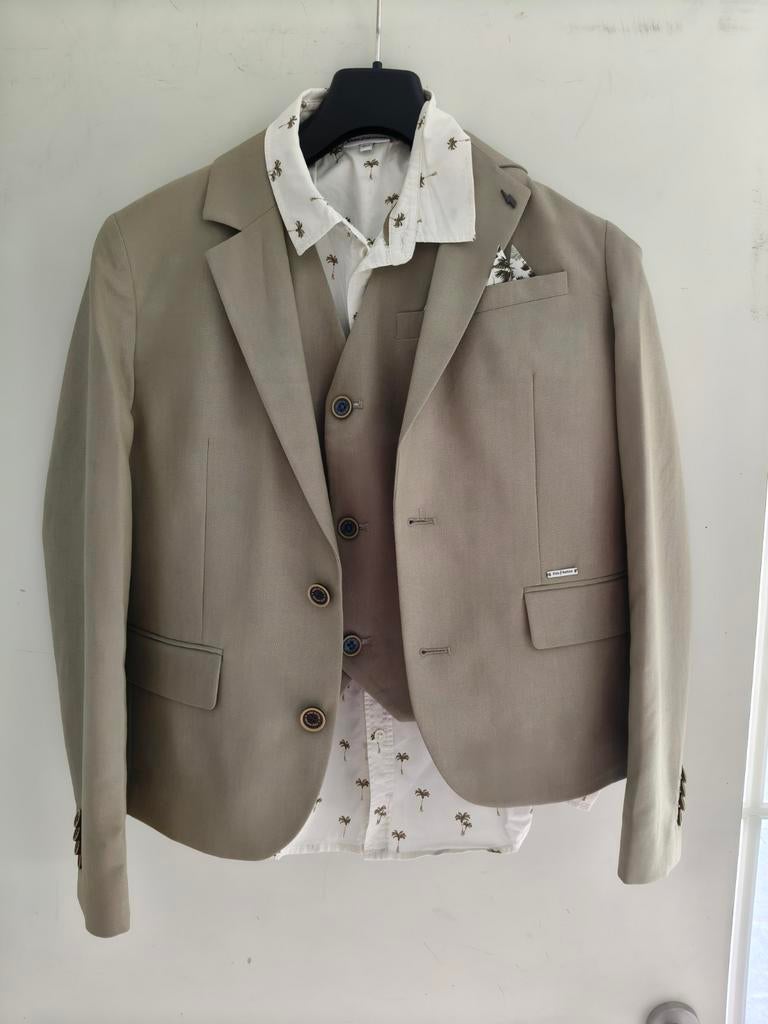 Communie/ lente kleding (!jongen), Vêtements | Hommes, Costumes & Vestes, Enlèvement, Beige