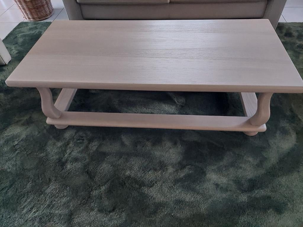 Salontafel eiken beige/grijs, Huis en Inrichting, Ophalen, Zo goed als nieuw
