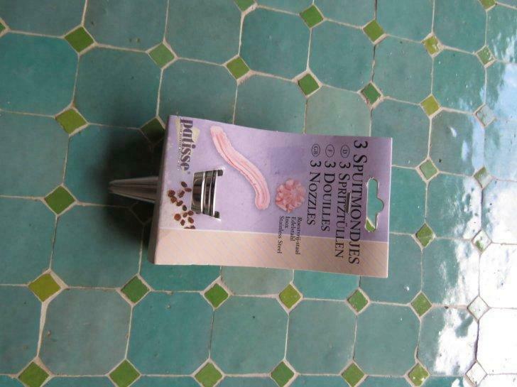 Spuitmondjes inox kartel set van 3, Huis en Inrichting, Ophalen of Verzenden, Nieuw
