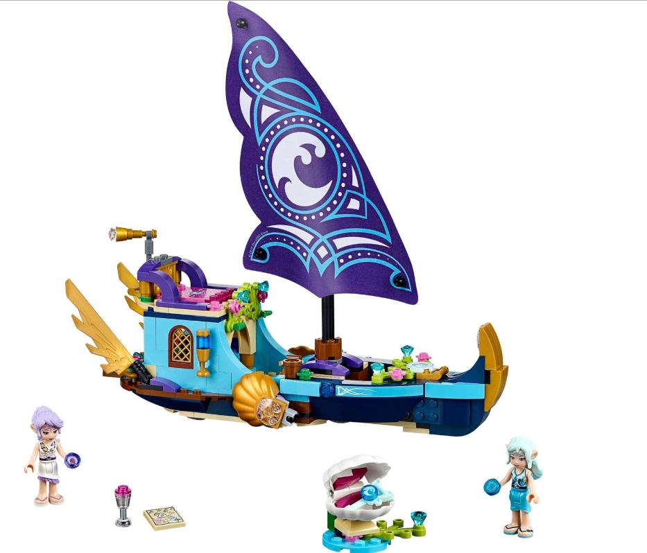 lego elves 41073 Naida's epische avonturen schip, Ophalen of Verzenden, Gebruikt, Complete set, Lego