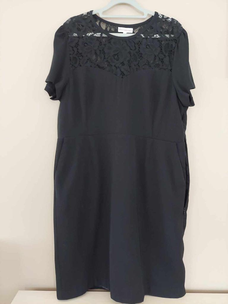 Zwart kleedje, Kleding | Dames, Jurken, Nieuw, Maat 42/44 (L), Zwart, Knielengte, Ophalen of Verzenden