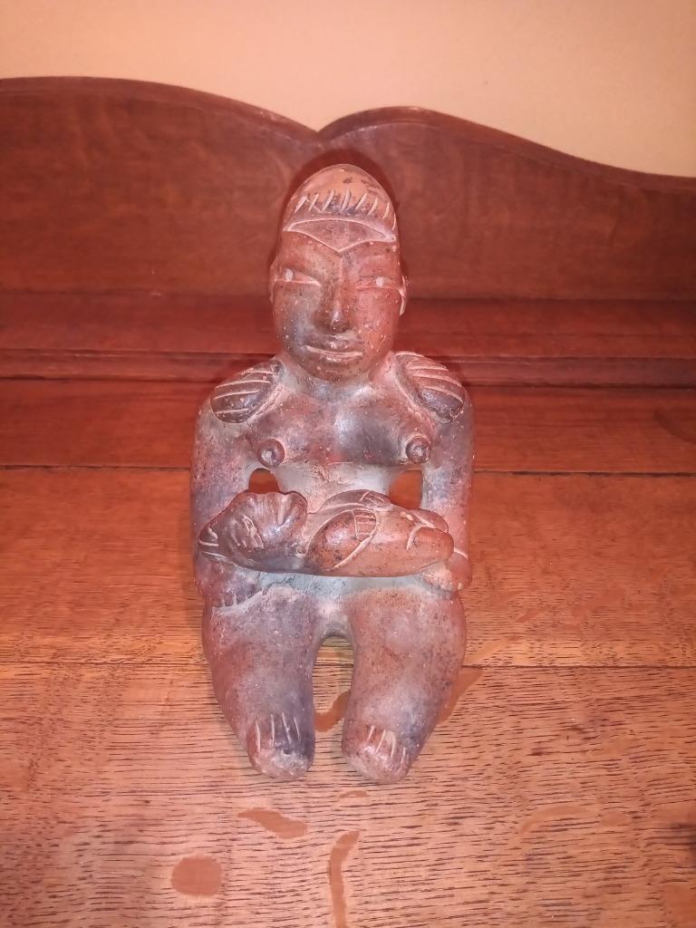 Statuette maya inca "Nursing Mom", Antiquités & Art, Enlèvement