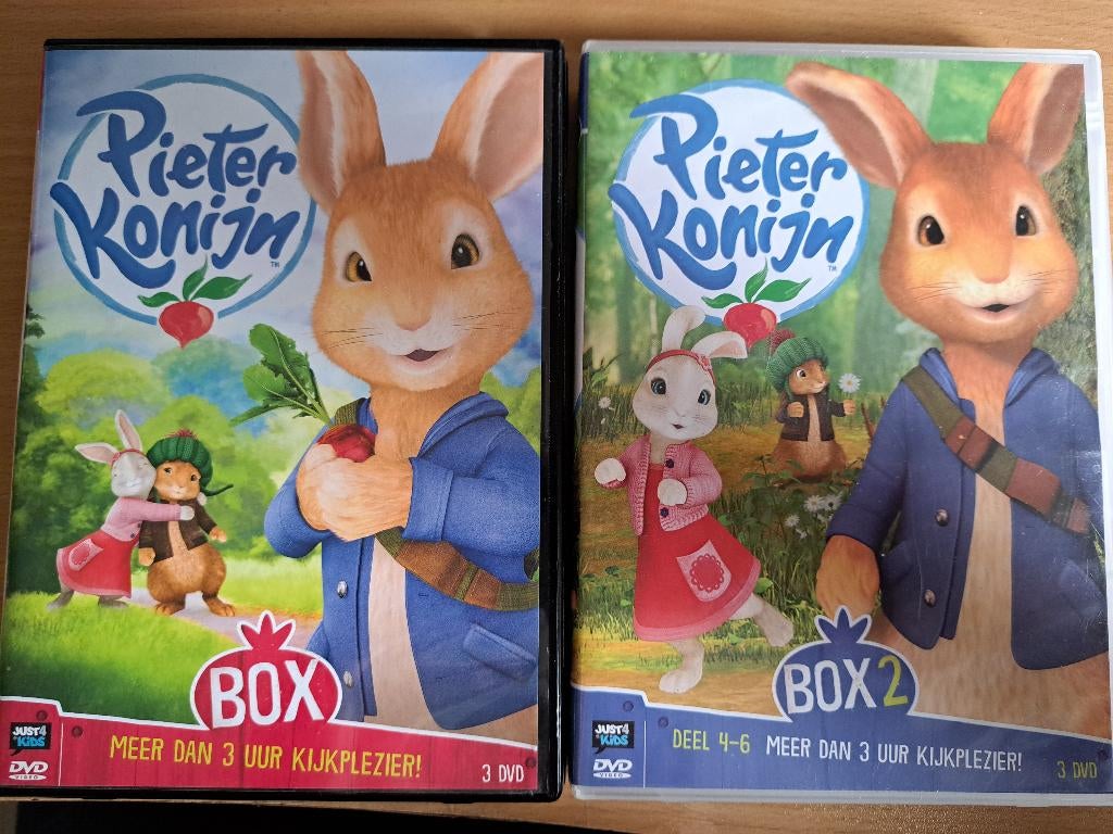 DVD-boxen Pieter Konijn, Tous les âges, Enlèvement, Utilisé, Coffret