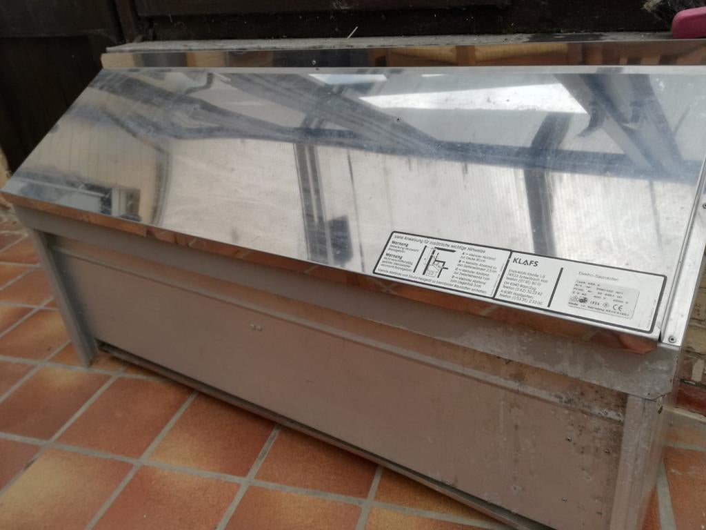 Klafs Saunakachel 6kw + stoom + toebehoren (ongebruikt), Ophalen, Zo goed als nieuw