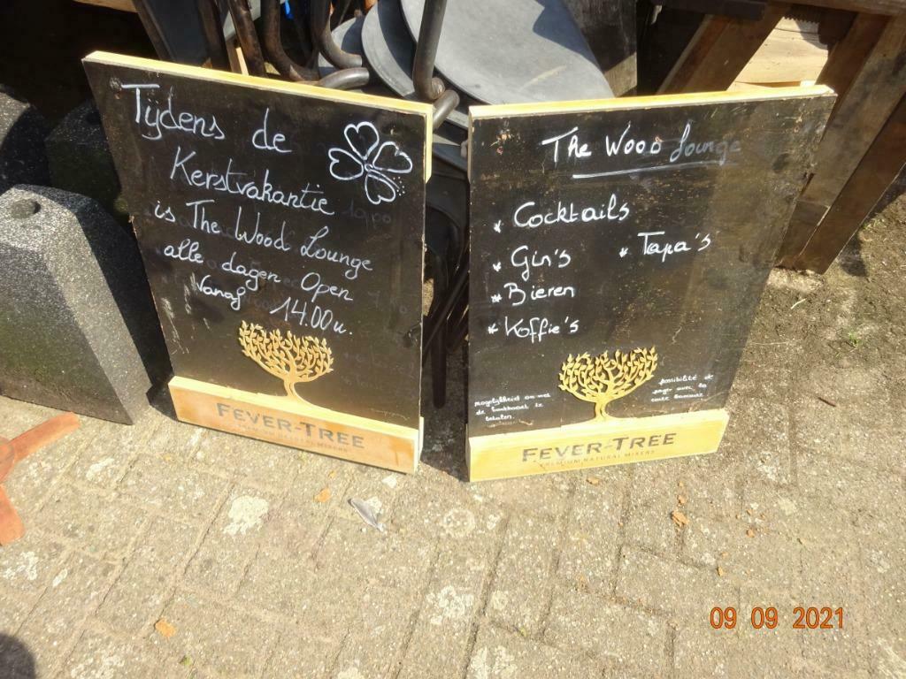 2 HORECA KRIJTBORDEN, Ophalen of Verzenden