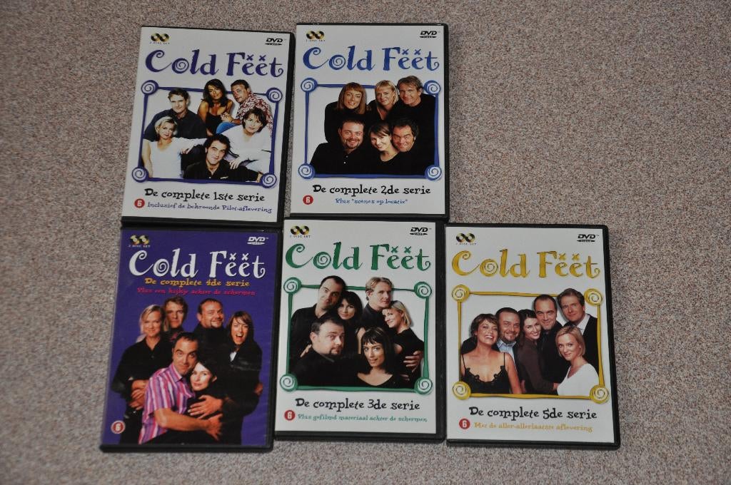 COLD FEET SEIZOEN 1-5, Cd's en Dvd's, Ophalen of Verzenden, Zo goed als nieuw, Komedie