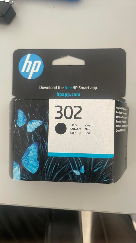 HP 302 originele zwarte inktcartridge, Ophalen, Cartridge, HP