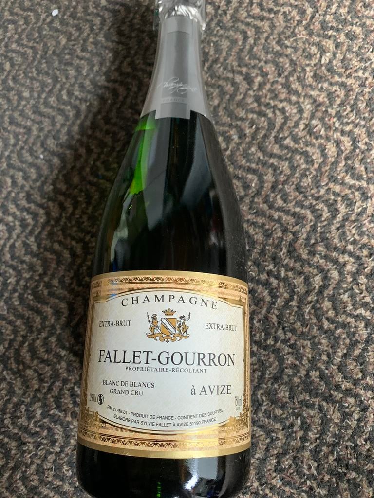Champagne fallet- gourron blanc de blancs grand cru, Ophalen, Zo goed als nieuw, Champagne