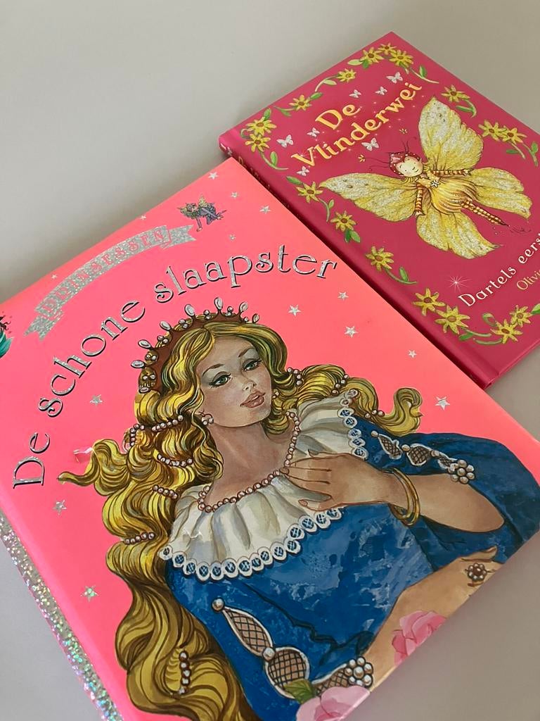 Lot 2 boekjes, ‘De Schone Slaapster’ + Vlinderwei., Boeken, Ophalen of Verzenden