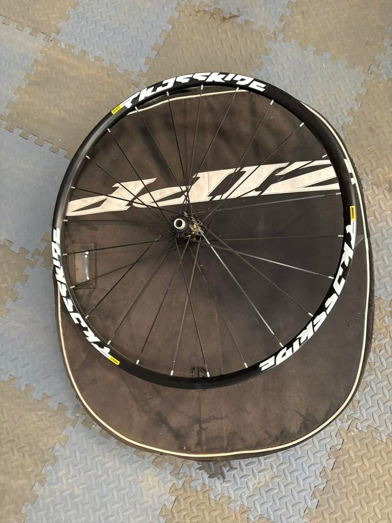 Mavic crosswielset met zipp wieltas, Enlèvement, Neuf