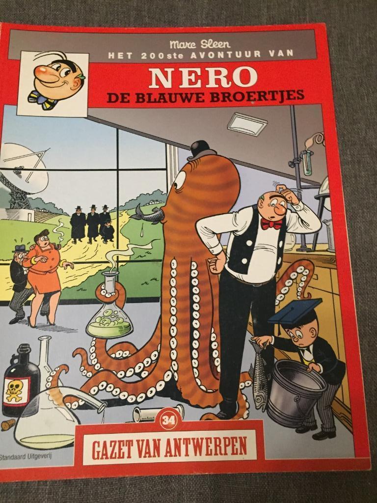 Strip Nero De blauwe broertjes, Eén stripboek, Ophalen of Verzenden, Zo goed als nieuw, Marc Sleen