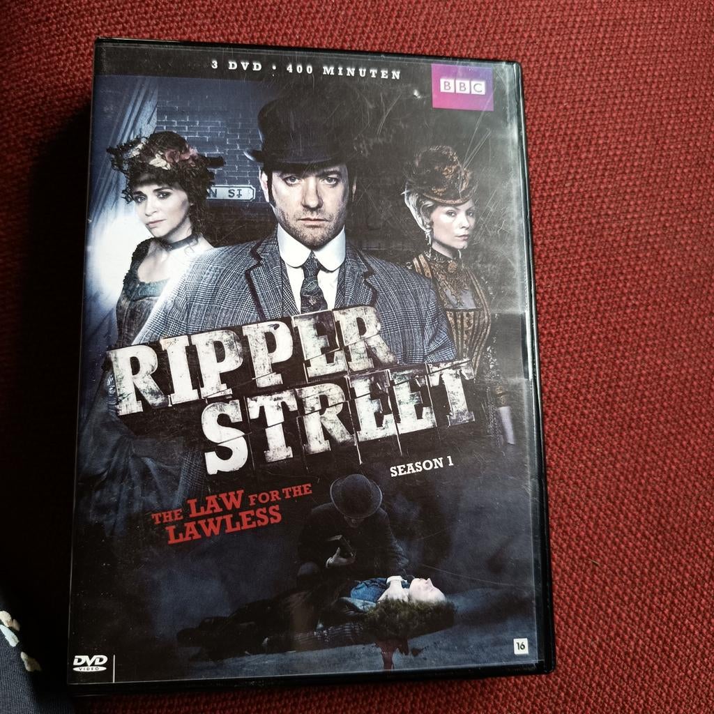 3 dvd Ripper street seizoen 1, Enlèvement ou Envoi, Comme neuf