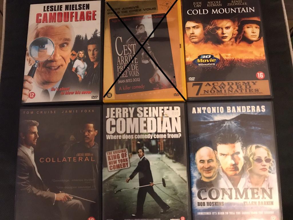 DVD Films C 1 euro per DVD, Cd's en Dvd's, Ophalen, Gebruikt