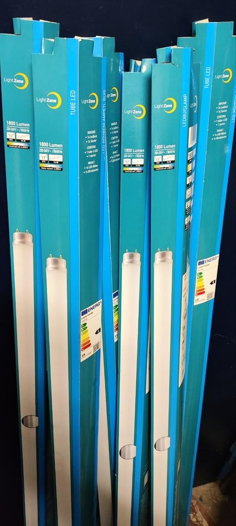 Lot de 6 tubes led pour plafonnier néon 120cm, Neuf, Autres culots, Enlèvement, Moins de 30 watts