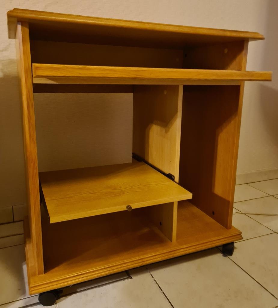 Computermeubel in goede staat, 70 à 120 cm, Klassiek, 70 à 120 cm, Enlèvement