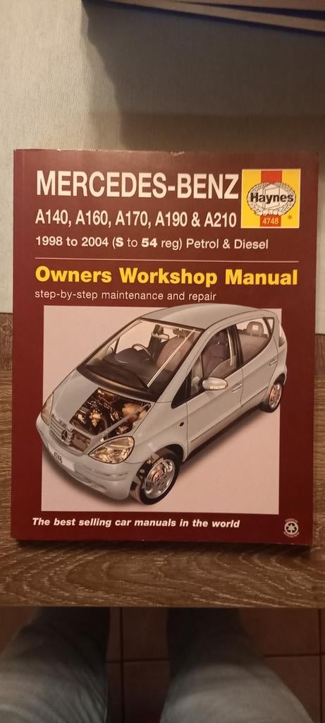 Mercedes Benz A140 A160 A170 A190 A210 Haynes manual, Auto diversen, Handleidingen en Instructieboekjes, Ophalen of Verzenden